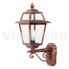 Kristel, një llambë muri kopsht alumini i bërë në Itali Viadurini