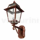 Kristel, një llambë muri kopsht alumini i bërë në Itali Viadurini