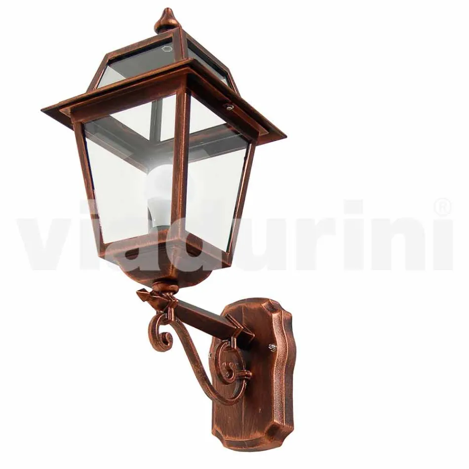 Kristel, një llambë muri kopsht alumini i bërë në Itali Viadurini