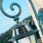 Kristel, një llambë muri kopsht alumini i bërë në Itali Viadurini