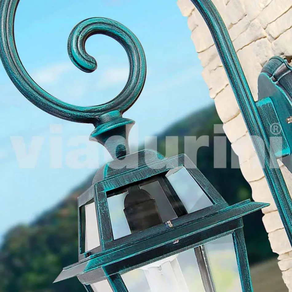 Kristel, një llambë muri kopsht alumini i bërë në Itali Viadurini