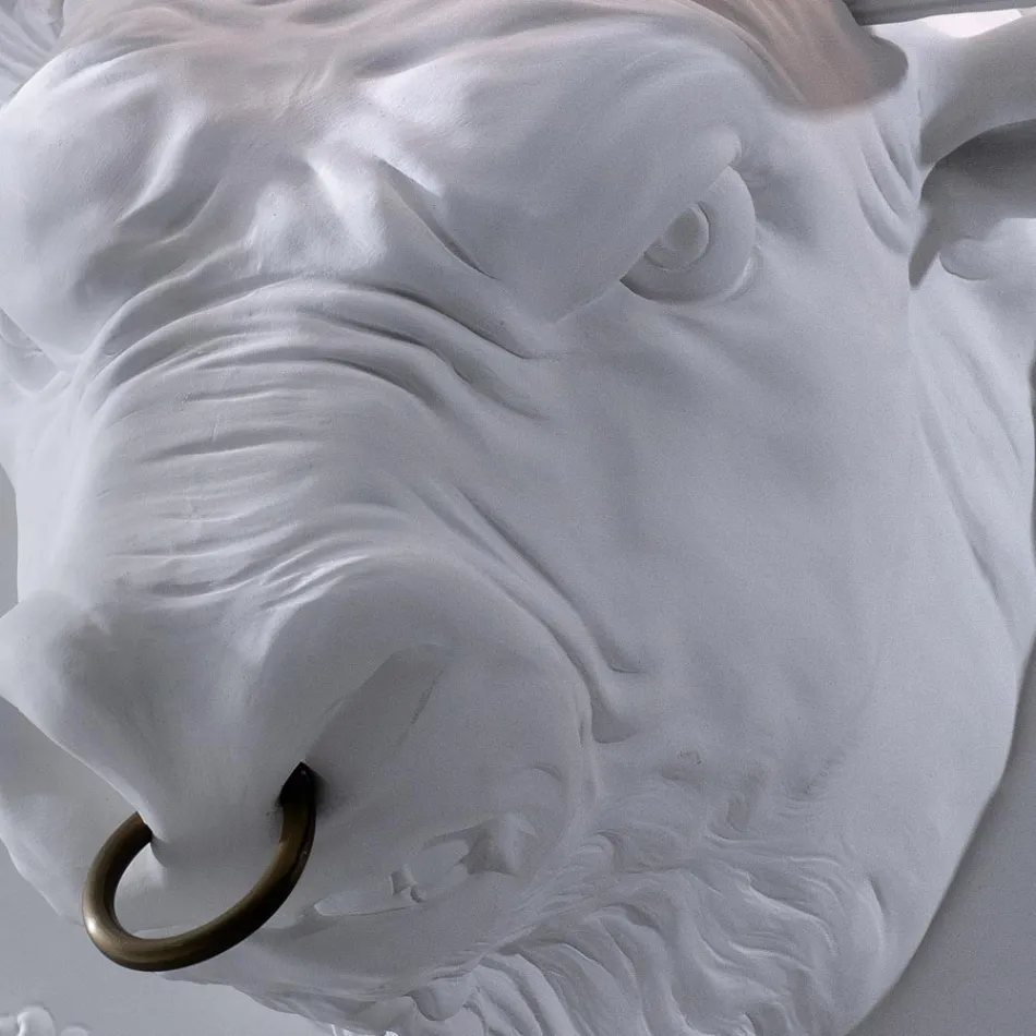 Llambë muri me 2 drita në dizajn qeramike në formë demi - Marrena Viadurini