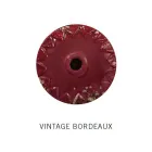 Llambë muri gjysmëhëne e punuar me dorë në hekur dhe qeramikë - Vintage Viadurini