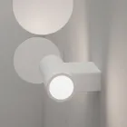 Dizajni llambë muri të jashtme në alumin të bardhë ose të zi - Leopida Viadurini