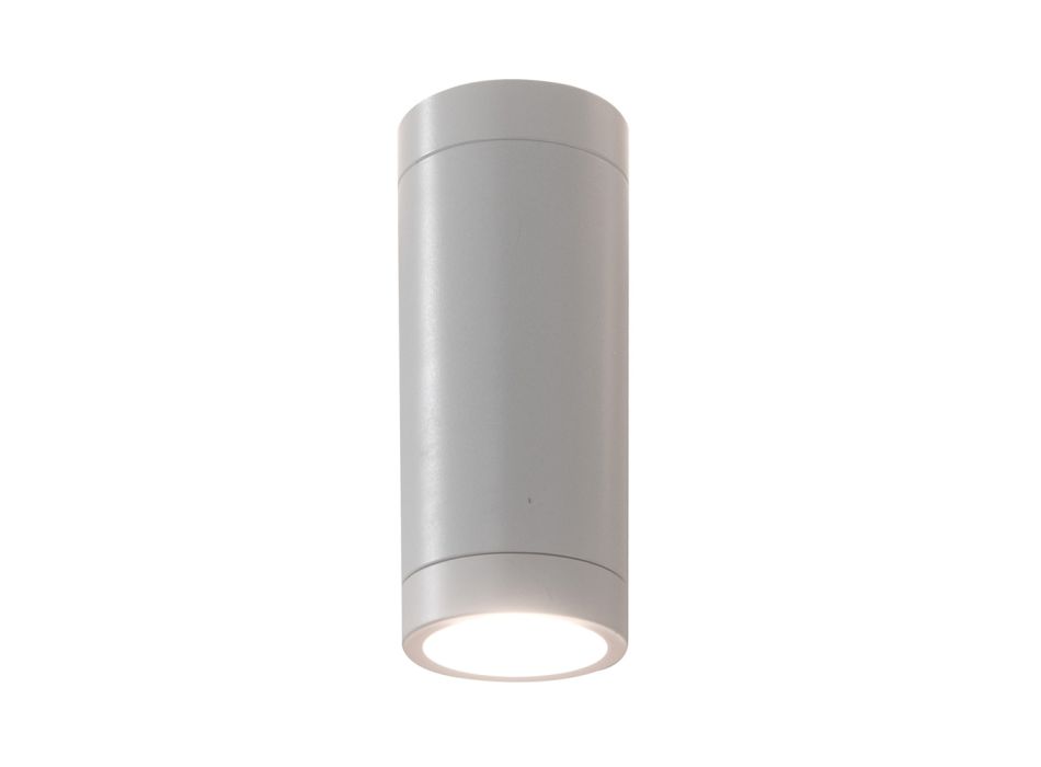 Dizajni llambë muri të jashtme në alumin të bardhë ose të zi - Leopida Viadurini