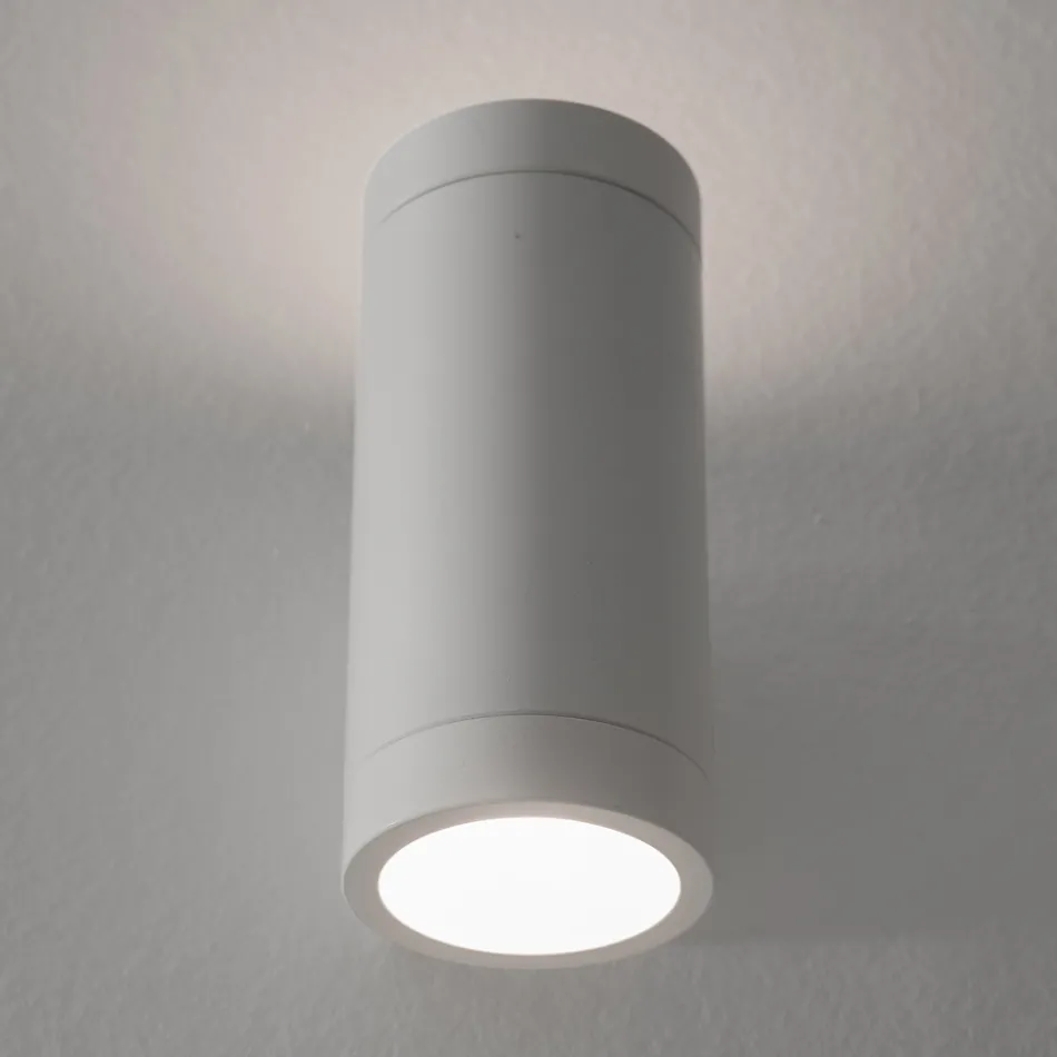 Dizajni llambë muri të jashtme në alumin të bardhë ose të zi - Leopida Viadurini