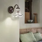 Dritë varëse qeramike e stilit fshatar Chieti nga Ferroluce Viadurini