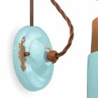 Llambë muri në ndryshk qeramike dhe hekuri Desiree Ferroluce Viadurini