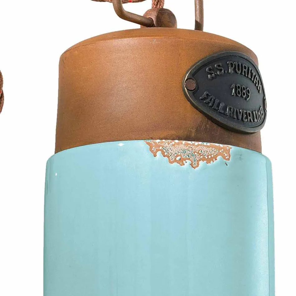 Llambë muri në ndryshk qeramike dhe hekuri Desiree Ferroluce Viadurini