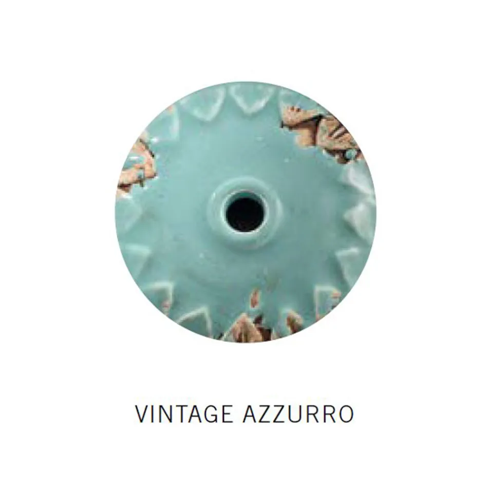 Llamba muri ne hekur dhe qeramike industriale e punuar me dore - Urban Viadurini