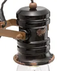 Llamba muri ne hekur dhe qeramike industriale e punuar me dore - Urban Viadurini