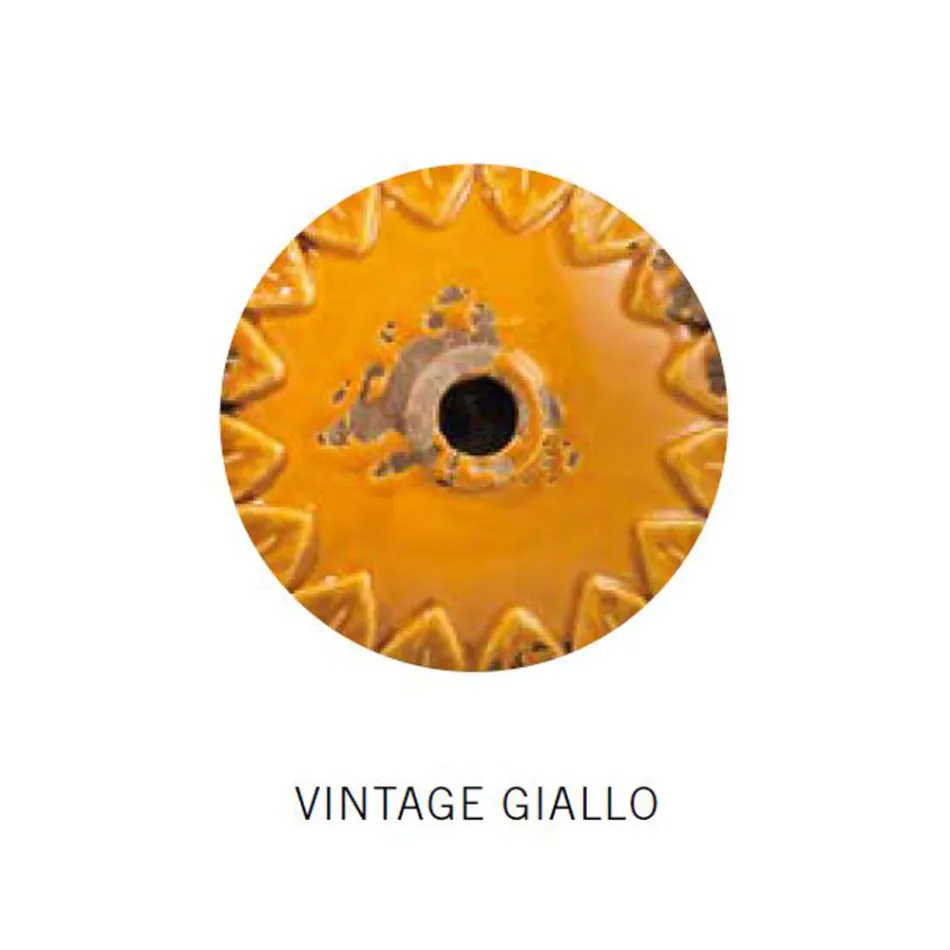 Llamba muri ne hekur dhe qeramike industriale e punuar me dore - Urban Viadurini