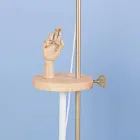 Dizajni llambë dyshemeje në çelik, hiri dhe bronzi prodhuar në Itali - Pitulla Viadurini