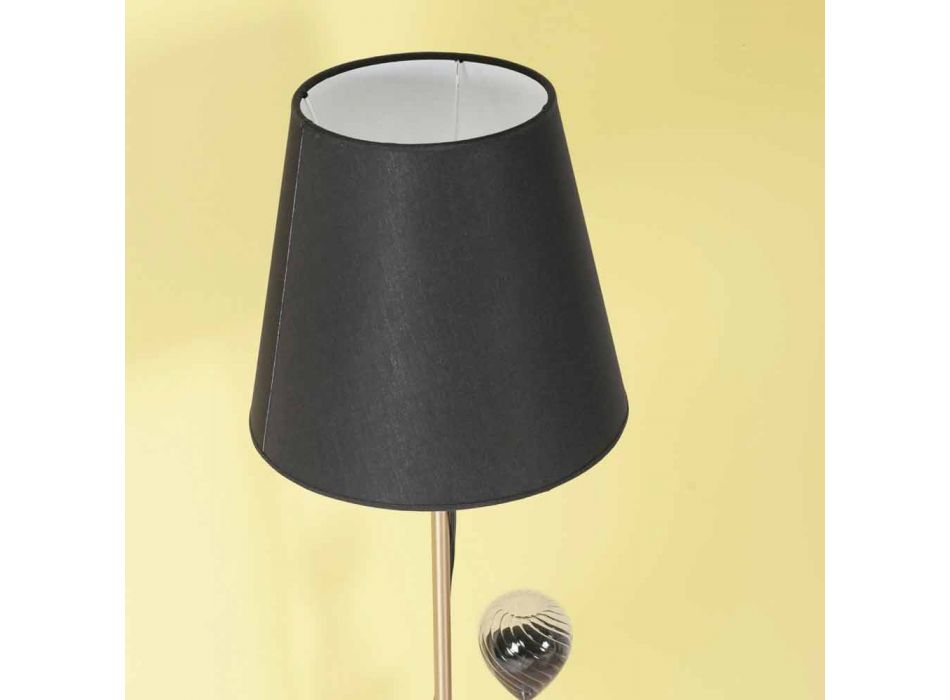 Dizajni llambë dyshemeje në çelik, hiri dhe bronzi prodhuar në Itali - Pitulla Viadurini
