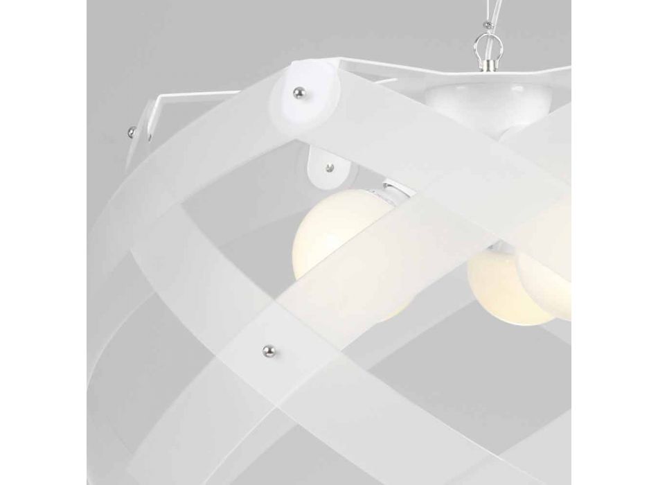 Llambë varëse 3 drita në metakrilate me diametër 67 cm Vanna Viadurini