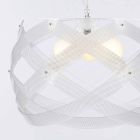 Llambë varëse 3 drita në metakrilate me diametër 67 cm Vanna Viadurini