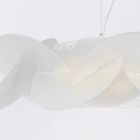 Llambë varëse 3 drita moderne metakrilate me diametër 90 cm Leda Viadurini