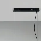 Llambë pezullimi me 6 drita në metal dhe xham modern të fryrë - Birga Viadurini