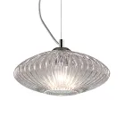 Llambë varëse me xham të fryrë me dorë në Venecia - Dafne Viadurini