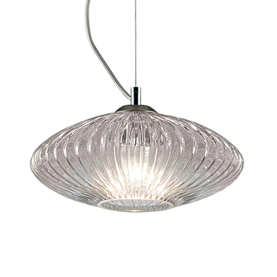 Llambë varëse me xham të fryrë me dorë në Venecia - Dafne Viadurini