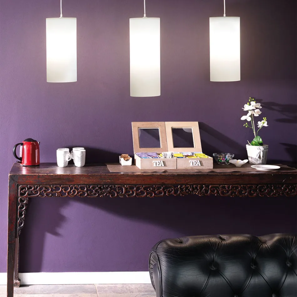 Llambë pezullimi cilindrike në polietileni Prodhuar në Itali - Minervo Viadurini