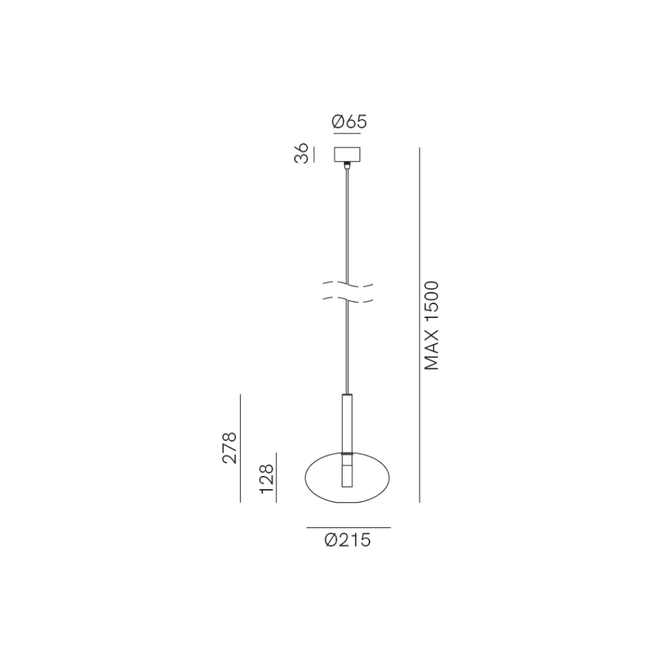 Llambë pezullimi me xham në forma të ndryshme Prodhuar në Itali - Sintonia Viadurini