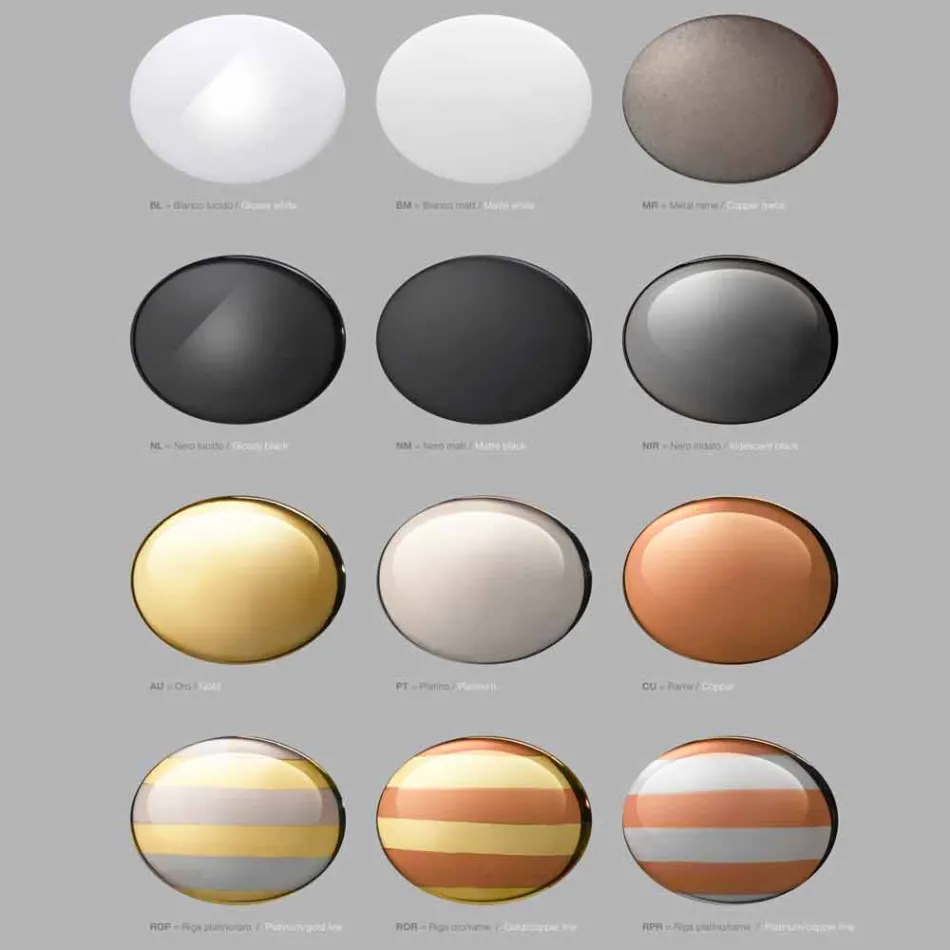 Dizajn llambë varëse në qeramikë Lustri 8 Viadurini