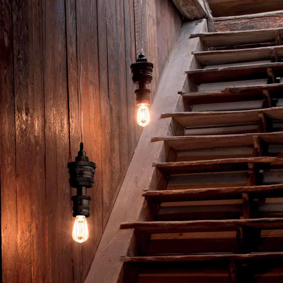 Dizajni Llambë Pezullimi në 3 përfundime Qeramike Prodhuar në Itali - Futurism Viadurini