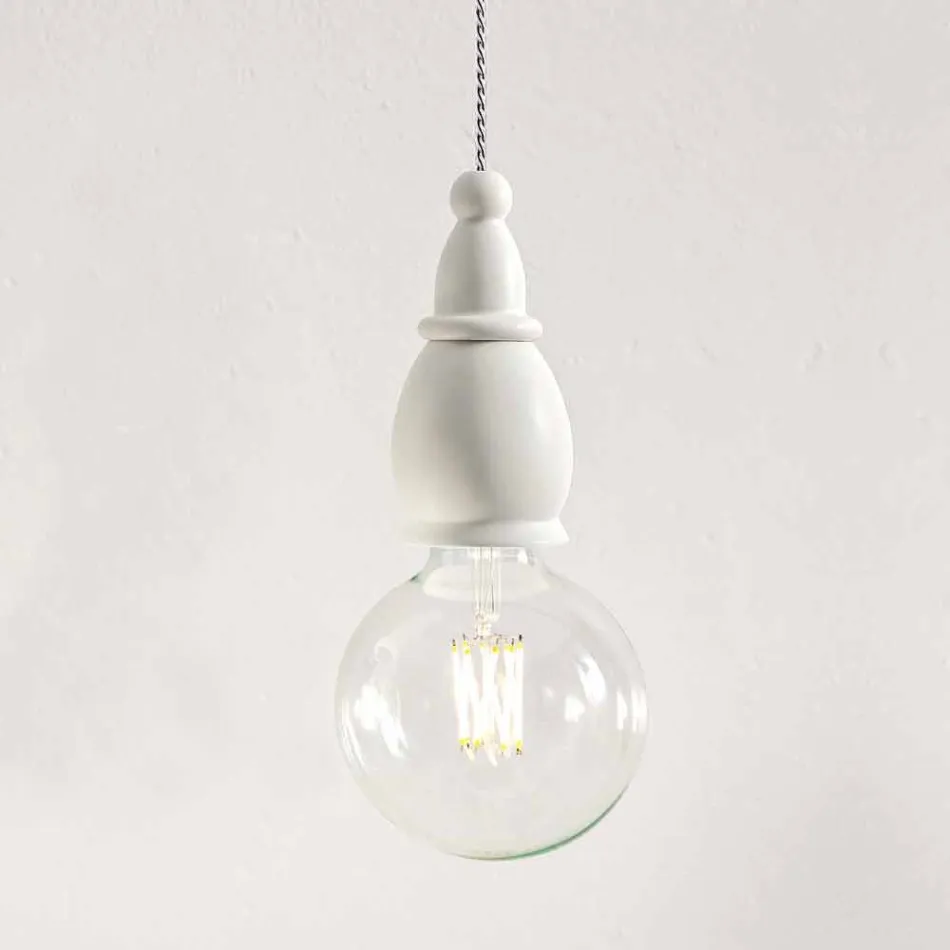 Llambë pezullimi për dizajn në qeramikë të bërë në Itali - Fati nga Aldo Bernardi Viadurini