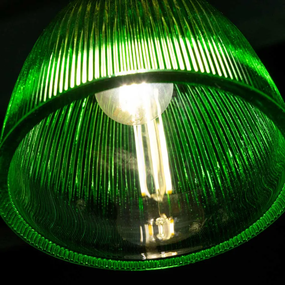 Llambë varëse me dizajn në qelq venecian Prodhuar në Itali - Safir Viadurini