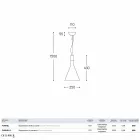 Llambë e varur në gypin e betonit Aldo Bernardi Viadurini