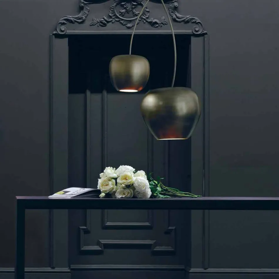 Llambë pezullimi qeramike në formë qershie prodhuar në Itali - Qershi Viadurini