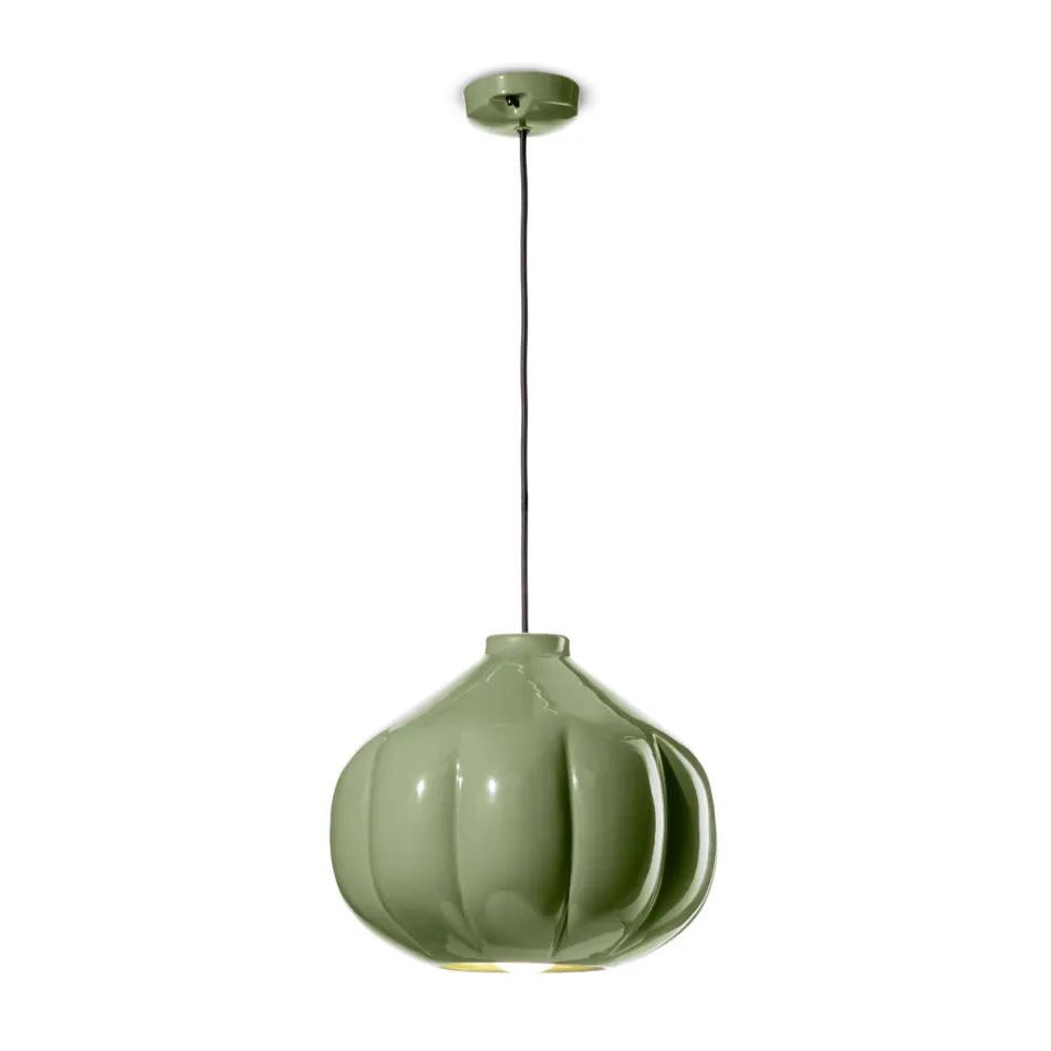 Llambë varëse qeramike me 2 finitura Prodhuar në Itali - Afoxe Viadurini