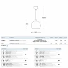 Llamba varëse Qeramike Glaze, me rozetë deri në 2 dalje në 180 ° Viadurini