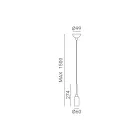 Llambë pezullimi me dekorime të ndryshme Made in Italy - Lady Viadurini