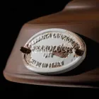 Llambë pezullimi hekuri antik dhe qeramike Teresa Ferroluce Viadurini