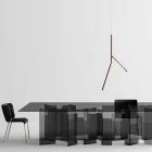 Llambë pezullimi në dru të ngurtë në përfundime të ndryshme Prodhuar në Itali - Orlov Viadurini