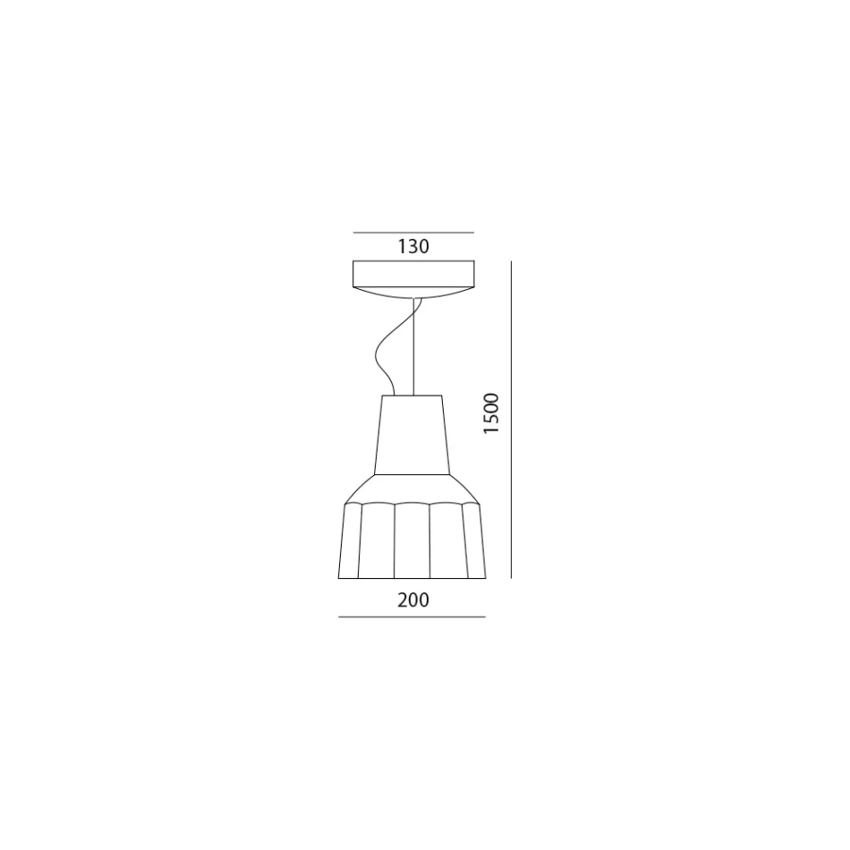 Llambë pezullimi në Toskan Majolica e punuar me dorë në Itali - Toscot Rossi Viadurini