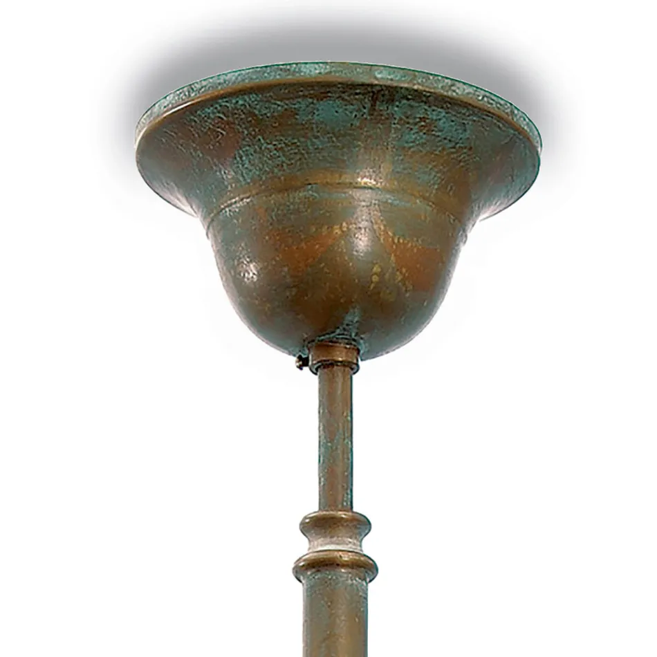 Llambë Varëse prej Tunxhi, Qelqi dhe IP44 e Prodhuar në Itali - Drago Viadurini