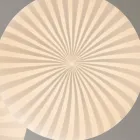 Llambë pezullimi në xham të bardhë në dizajn filigran me majë - Karavan Viadurini