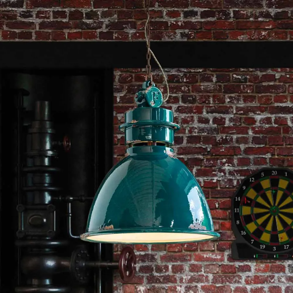 Llambë Dizajn pezullimi industrial i punuar me dorë Katie Viadurini