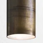 Llambë varëse industriale Ø 10 cm Luledielli Il Fanale Viadurini