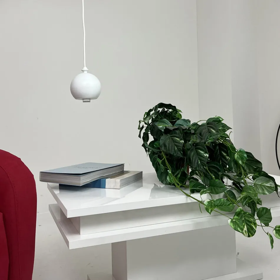 Llambë pezullimi moderne Aldo Bernardi në qeramikë I Lustrini 5 Viadurini