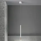 Llambë varëse moderne me dritë LED në metal të lyer - larsh Viadurini