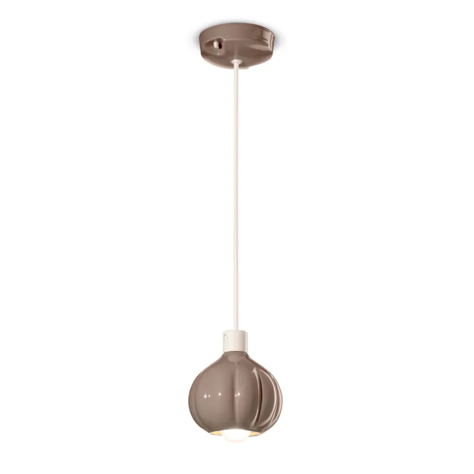 Llambë varëse moderne në qeramikë me ngjyra Prodhuar në Itali - Afoxe Viadurini