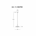 Llambë varëse bashkëkohore, linja Civetta Aldo Bernardi Viadurini