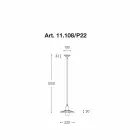 Llambë varëse bashkëkohore, linja Civetta Aldo Bernardi Viadurini
