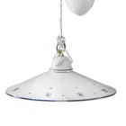 Llambë varëse lart-poshtë në Qeramikë të Dekoruar 2 Madhësish - Asti Viadurini