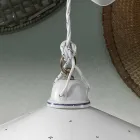 Llambë varëse lart-poshtë në Qeramikë të Dekoruar 2 Madhësish - Asti Viadurini