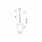 Llambë varëse me stil industrial Quadro Il Fanale Viadurini